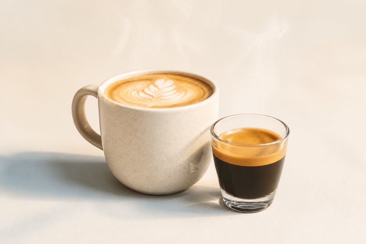 Capuchino y espresso de Blend